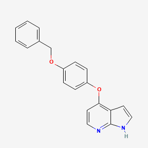 4-(4-benzyloxy-phenoxy)-1H-pyrrolo[2,3-b]pyridine