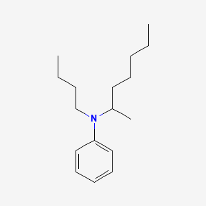 N-Butyl-N-(heptan-2-YL)aniline