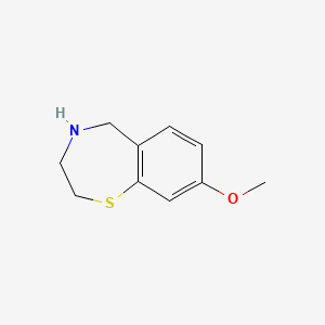 1,4-Benzothiazepine, 2,3,4,5-tetrahydro-8-methoxy-
