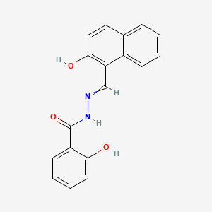 Salicylic (2-hydroxy-1-naphthylmethylene) hydrazide