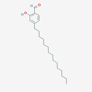 molecular formula C22H36O2 B8506794 2-Hydroxy-4-pentadecylbenzaldehyde 