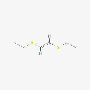 molecular formula C6H12S2 B085068 1,2-Bis(ethylthio)ethene CAS No. 13105-10-7