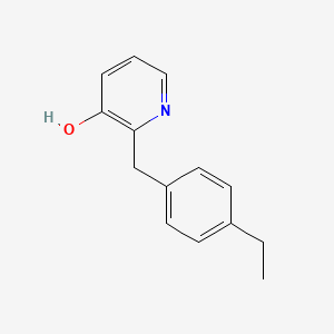 2-(4-Ethylbenzyl)-3-hydroxypyridine