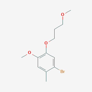 1-Bromo-4-methoxy-5-(3-methoxy-propoxy)-2-methyl-benzene