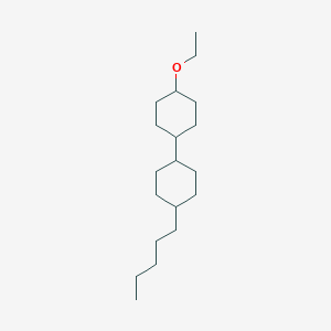 molecular formula C19H36O B008507 1-Ethoxy-4-(4-pentylcyclohexyl)cyclohexane CAS No. 102714-96-5