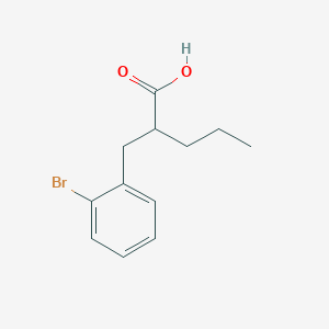 3-(2-Bromophenyl)-2-propylpropionic acid