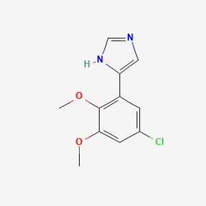 5-(5-chloro-2,3-dimethoxyphenyl)-1H-imidazole