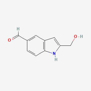 2-hydroxymethyl-1H-indole-5-carbaldehyde