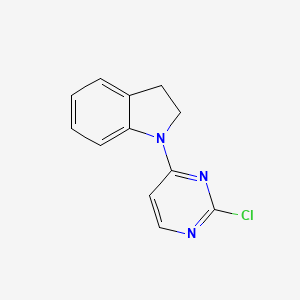 2-Chloro-4-(indolin-1-yl)pyrimidine