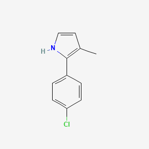 2-(4-chlorophenyl)-3-methyl-1H-pyrrole