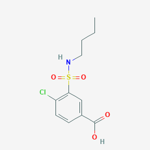 3-n-Butylsulfamoyl-4-chlorobenzoic acid