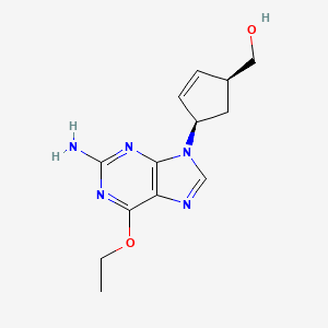 [(1S,4R)-4-(2-amino-6-ethoxy-purin-9-yl)cyclopent-2-en-1-yl]methanol