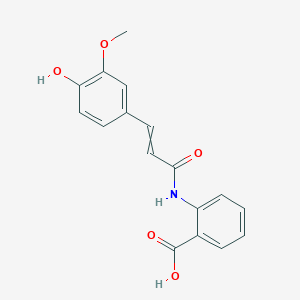 molecular formula C17H15NO5 B8507220 4-Demethyl Tranilast 