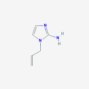 molecular formula C6H9N3 B8507223 2-Amino-1-(2-propenyl)imidazole 