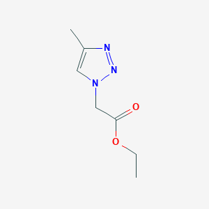 Ethyl[4-methyl-1H-1,2,3-triazole-1-yl]acetate