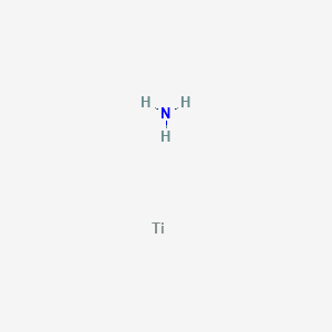 molecular formula H3NTi B085073 Azane;titanium CAS No. 12035-60-8