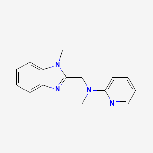 N-Methyl-N-[(1-methyl-1H-benzimidazol-2-yl)methyl]pyridin-2-amine