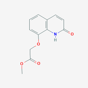 (2-Oxo-1,2-dihydro-quinolin-8-yloxy)-acetic acid methyl ester