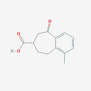 1-methyl-5-oxo-6,7,8,9-tetrahydro-5H-benzocycloheptene-7-carboxylic acid