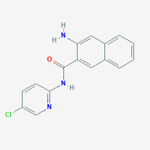 3-amino-N-(5-chloropyridin-2-yl)-2-naphthamide