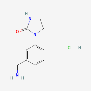 1-[3-(Aminomethyl)phenyl]imidazolidin-2-one hydrochloride
