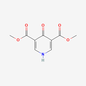 molecular formula C9H9NO5 B8507526 4-Hydroxypyridine-3,5-dicarboxylic acid dimethyl ester 