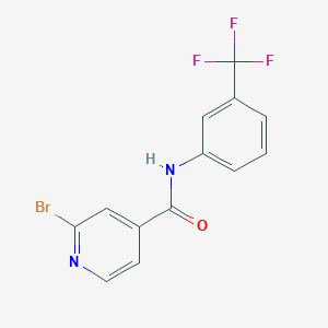 4-Pyridinecarboxamide, 2-bromo-N-[3-(trifluoromethyl)phenyl]-