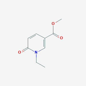 molecular formula C9H11NO3 B8507556 Methyl 1-ethyl-2-oxo-1,2-dihydropyridine-5-carboxylate 
