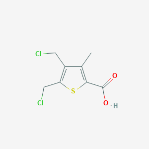 4,5-Bis(chloromethyl)-3-methylthiophene-2-carboxylic acid