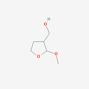 molecular formula C6H12O3 B8507745 Tetrahydro-2-methoxy-3-furanmethanol 