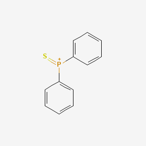 molecular formula C12H10PS+ B8508016 Diphenylphosphine sulfide CAS No. 6591-07-7