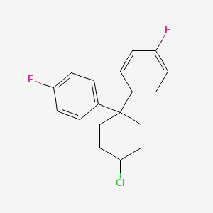 4,4-Bis(p-fluorophenyl)-1-chloro-2-cyclohexene