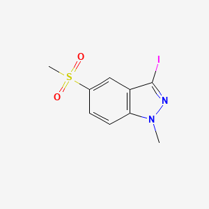 3-iodo-1-methyl-5-(methylsulfonyl)-1H-indazole