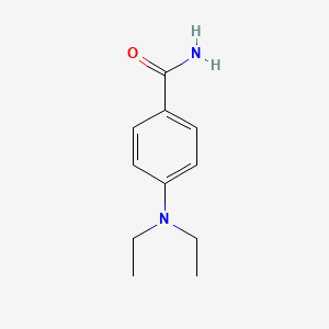 molecular formula C11H16N2O B8508176 4-(Diethylamino)benzamide 