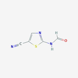5-Cyano-2-formamidothiazole