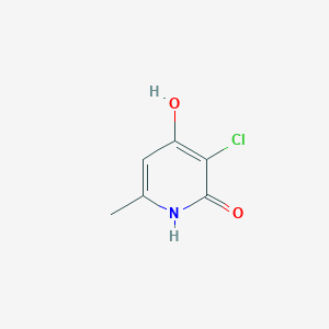 3-chloro-4-hydroxy-6-methyl-1H-pyridin-2-one