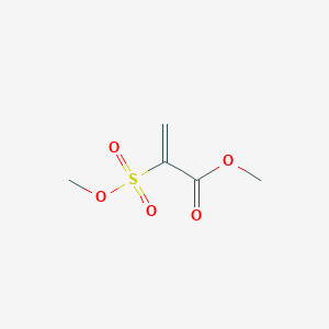 molecular formula C5H8O5S B8508225 Methyl 2-(methoxysulfonyl)prop-2-enoate CAS No. 40754-43-6