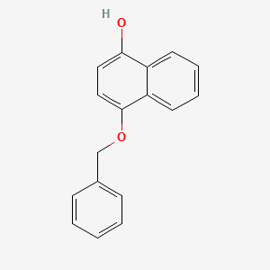 molecular formula C17H14O2 B8508242 1-Benzyloxy-4-hydroxynaphthalene 