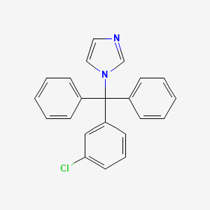 1-[(3-Chlorophenyl)(diphenyl)methyl]-1H-imidazole