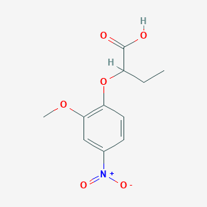 Ethyl (2-methoxy-4-nitrophenoxy)acetic acid
