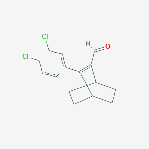 3-(3,4-Dichlorophenyl)bicyclo[2.2.2]oct-2-ene-2-carbaldehyde