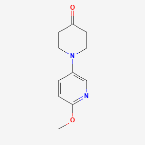 1-(6-Methoxypyridin-3-yl)piperidin-4-one