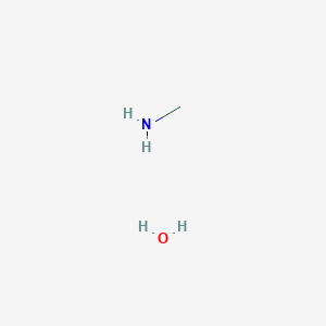 molecular formula CH7NO B8508423 Methanamine hydrate CAS No. 177428-67-0