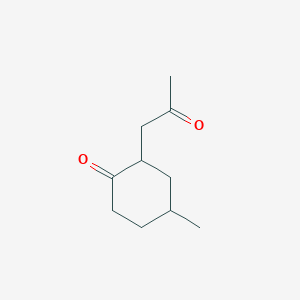 4-Methyl-2-(2-oxopropyl)cyclohexanone