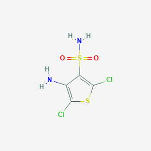 4-Amino-2,5-dichloro-3-thiophenesulphonamide
