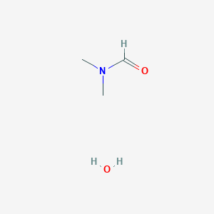 molecular formula C3H9NO2 B8508469 Dimethylformamide water CAS No. 56955-15-8
