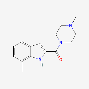 (7-Methyl-1H-indol-2-yl)-(4-methyl-piperazin-1-yl)-methanone