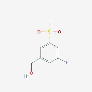 (3-Fluoro-5-(methylsulfonyl)phenyl)methanol