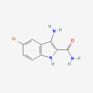 3-amino-5-bromo-1H-indole-2-carboxylic acid amide