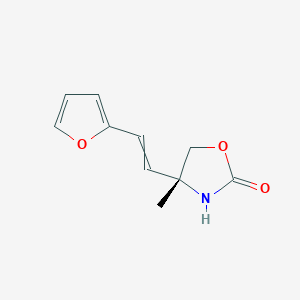 (4R)-4-[2-(Furan-2-yl)ethenyl]-4-methyl-1,3-oxazolidin-2-one